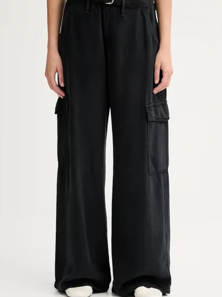 Hlače Levi's BAGGY DAD CARGO črna