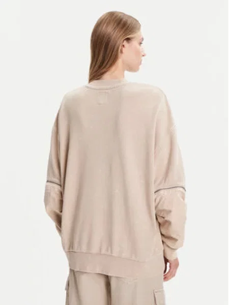 G-Star Raw Džemperis Washed 3D Oversize smėlio