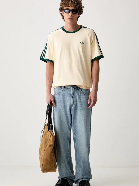 Adidas Originals tričko pánske žltá