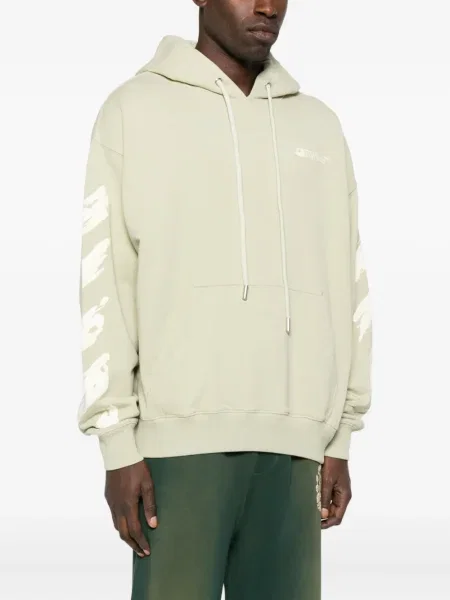 Hanorac cu glugă Off-white alb