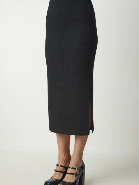 Happiness İstanbul Fustă negru