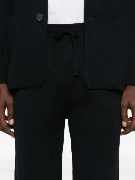Pantaloni Emporio Armani cu cordon albastru