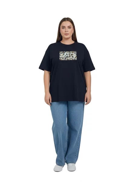 Футболка STREAM віскоза/поліестер чорний