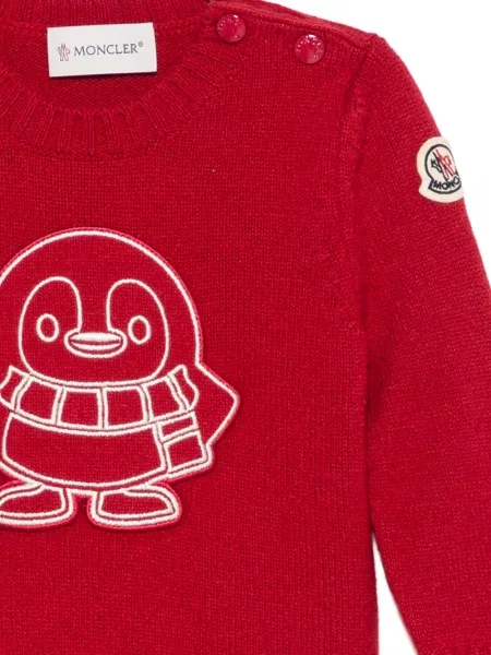 Dětské svetr Moncler Enfant červený