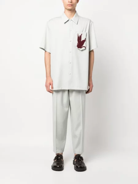Košile Jil Sander šedá