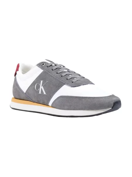 Sneakersy Calvin Klein skórzane retro