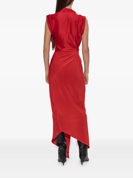 Rochie maxi Victoria Beckham de costum roșu