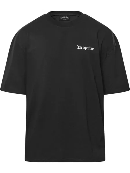 Dropsize Tricou Raised In Heaven nisipiu / negru alb