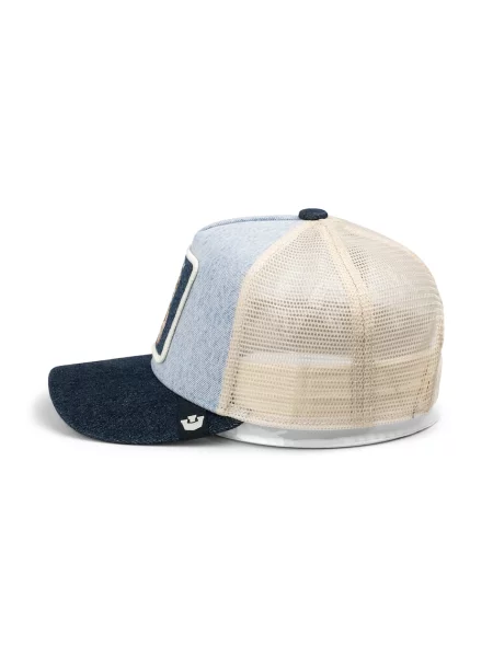 Goorin Bros czapka z daszkiem trucker Denim Cuddly niebieska