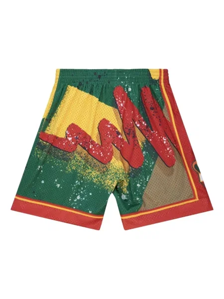 Pantaloni scurți Mitchell & Ness verde