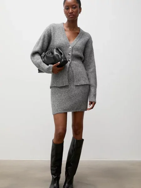 Answear.LAB cardigan pentru femei cu lână gri