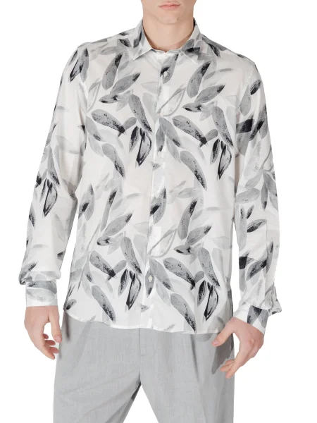 Риза Antony Morato на цветя черно