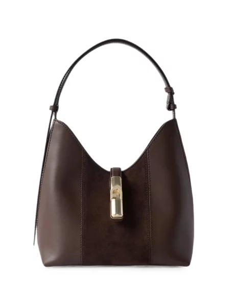 Geantă Furla din piele maro
