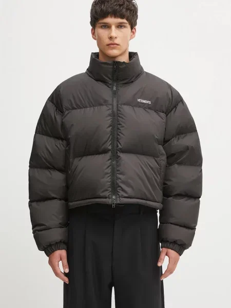 VETEMENTS geacă de puf Iconic Boxy Puffer de iarnă negru