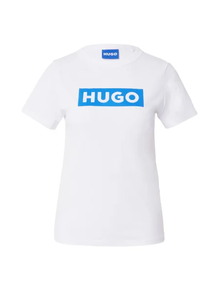 Hugo Blue Tricou Classic Tee_B alb