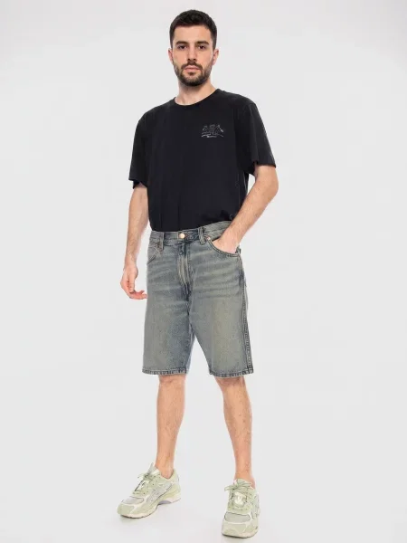 WRANGLER Farmer COWBOY SHORTS CANYON SHADE farmer kék