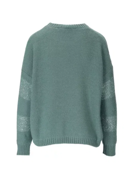 Sweter Max Mara wełniany zielony