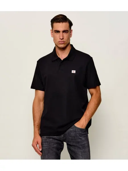 Calvin Klein Jeans Tricou polo negru