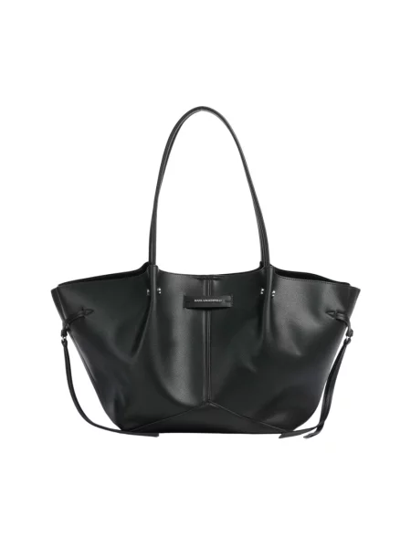 Karl Lagerfeld torebka tote z imitacji skóry czarna