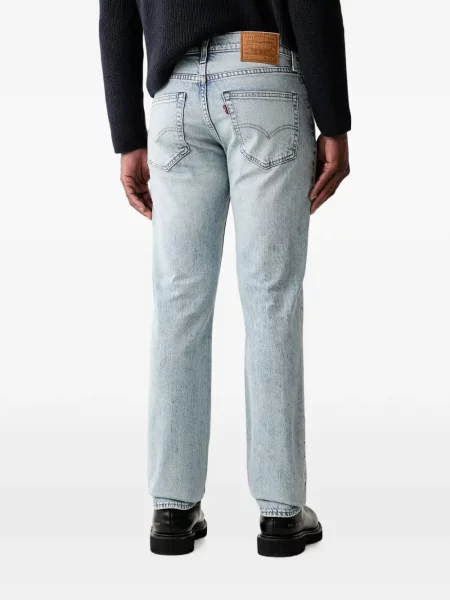 Decupat pantaloni scurți din denim Levi's® zdrențuiți cu talie înaltă albastru