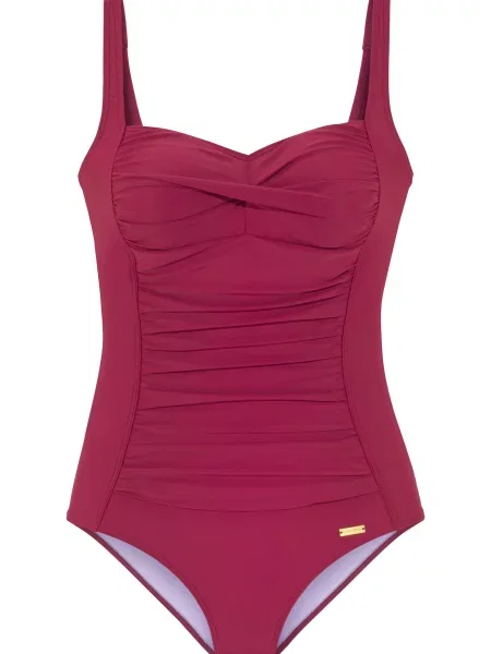 LASCANA Enodelne kopalke češnjevo rdeča