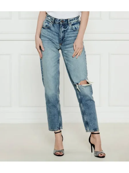 GUESS Blugi | Tapered fit | high waist albastru