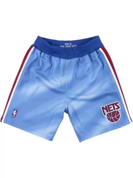 Pantaloni scurți Mitchell & Ness din jerseu albastru