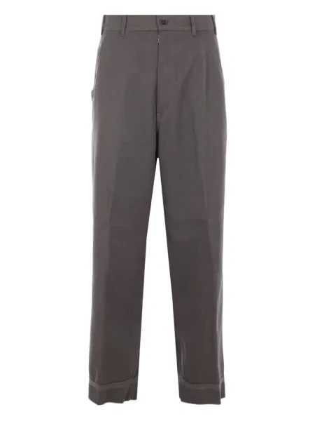 Pantaloni Maison Margiela de lână gri