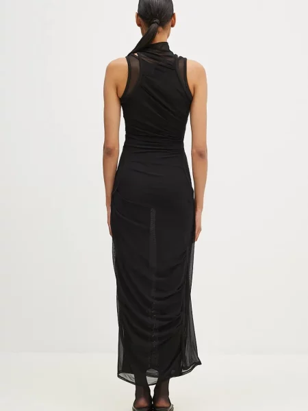 Coperni rochie Mesh Dress negru