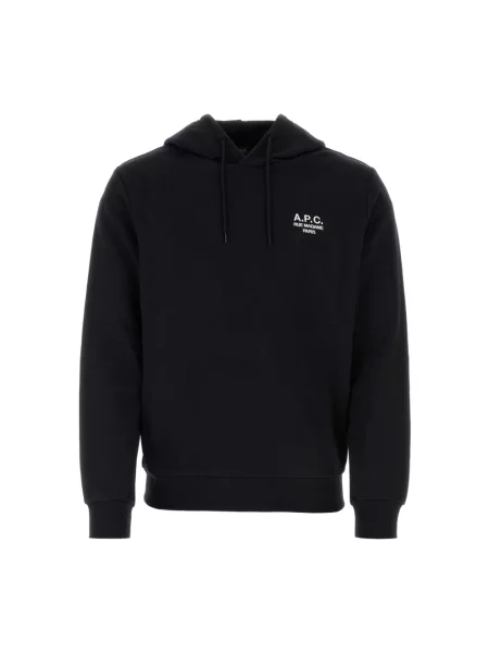 Bluza z kapturem A.p.c. czarna