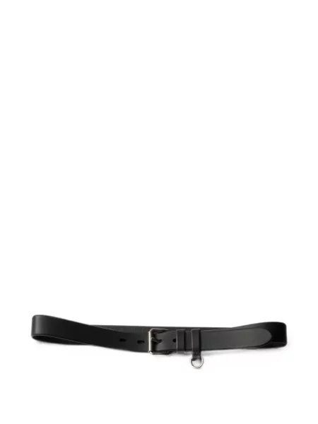Cu centură curea Prada din piele negru