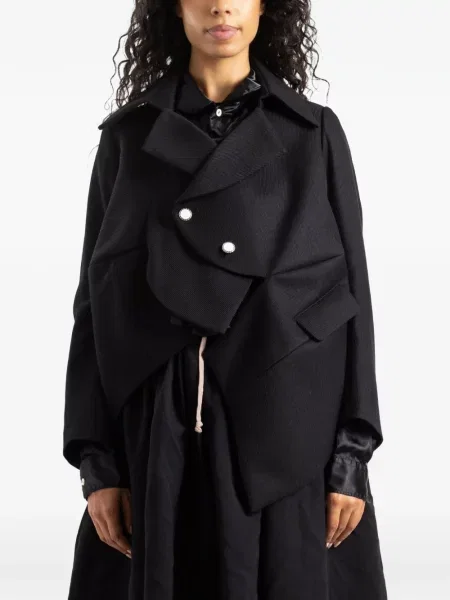 Geacă Comme Des Garçons asimetrică negru