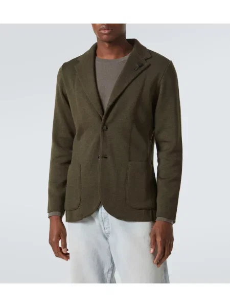 Sacou Lardini de lână verde
