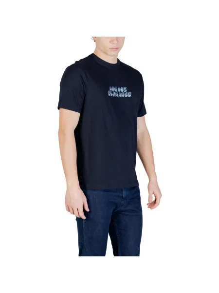 Tricou Eax albastru