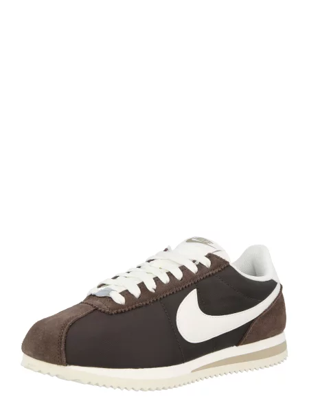 Nike Sportswear Nízke tenisky CORTEZ tmavohnedá biela