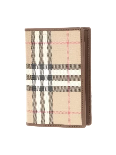 Portfel Burberry płócienny beżowy