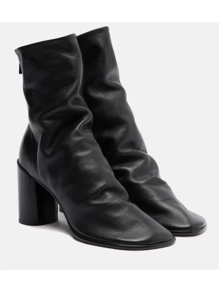 Cizme scurte Lemaire din piele maro