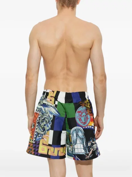 Slip de baie Versace negru