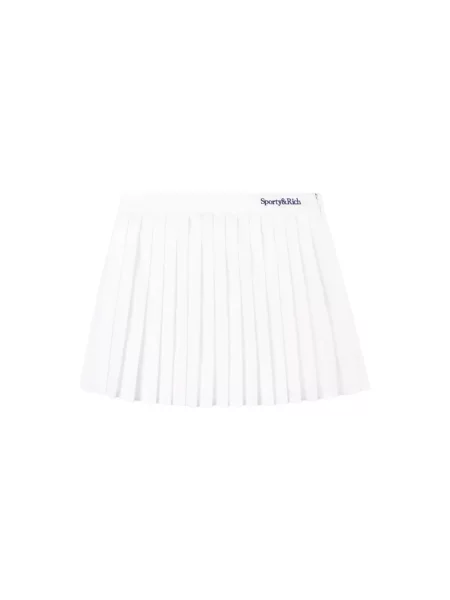 Fusta mini Sporty & Rich alb