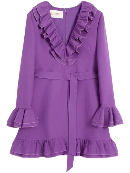 Krepp mini ruha Valentino Garavani lila
