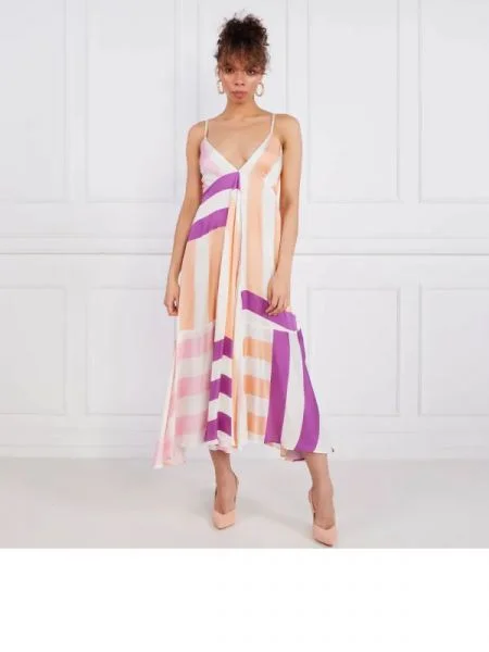 Silvian Heach Rochie LONG DRESS IUPIT roz