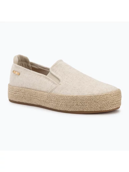 Espadrilky Big Star Shoes na platforme béžová