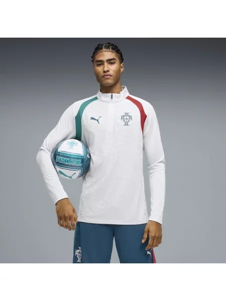 PUMA bluza treningowa z zamkiem Portugalia Akcesoria S szary