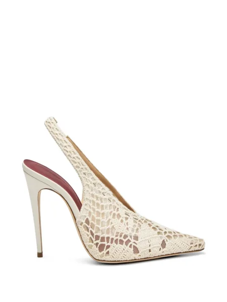 Sandale Magda Butrym din dantelă alb