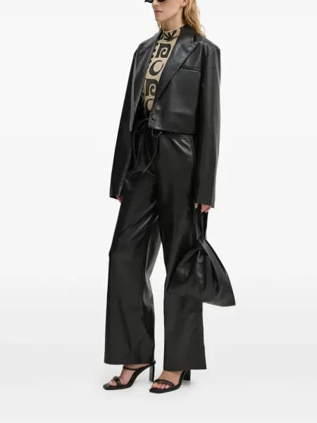 Pantaloni Nanushka negru