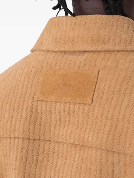 Geacă Jacquemus cu model herringbone