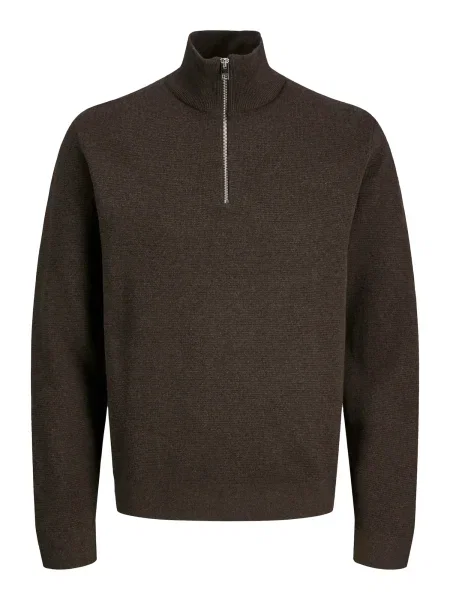 JACK & JONES Pulover JPRBlamilano temno rjava