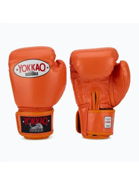 Boxerské rukavice YOKKAO Matrix orange ibis oranžové