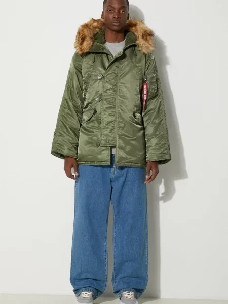 Kurtka Alpha Industries zielona