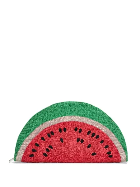 Geantă plic Simon Miller cu mărgele roșu